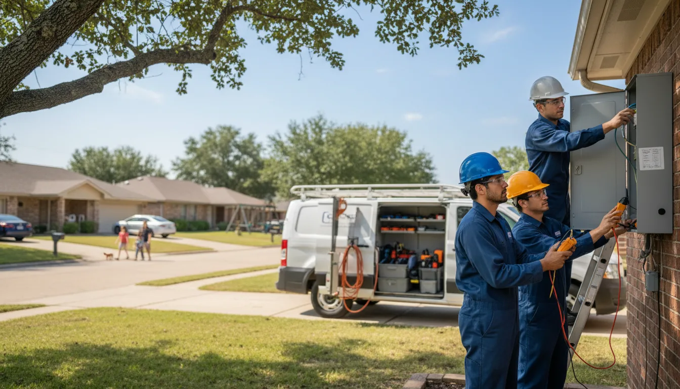 Certified electrician providing emergency electrical services in Saint Amant, LA